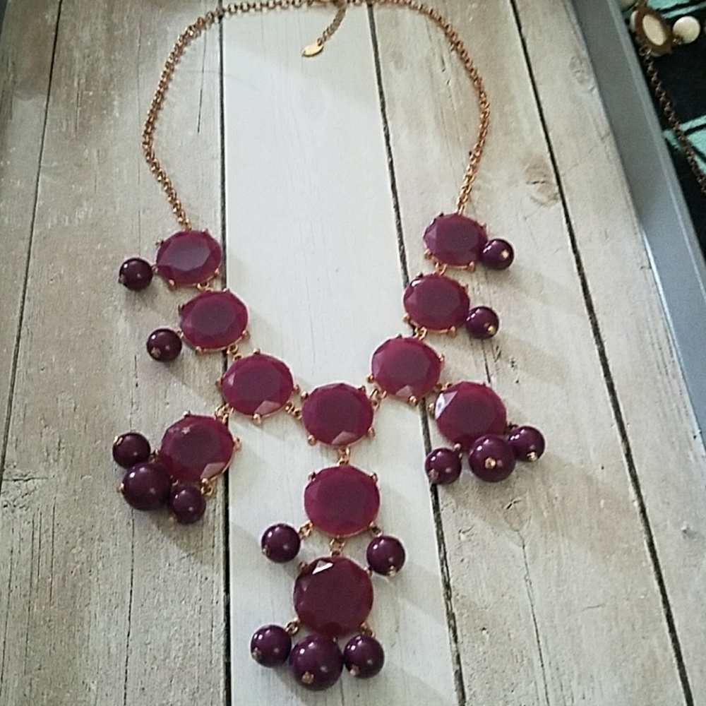 Purple Statement Piece Necklace